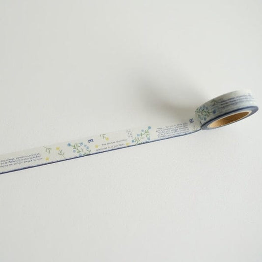 Yohaku Washi Tape - Botanical Field Book Washi Tape Bande 