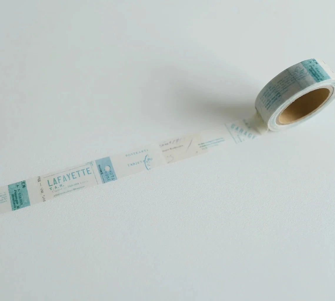 Yohaku Washi Tape - White Birch Forest Washi Tape Bande 