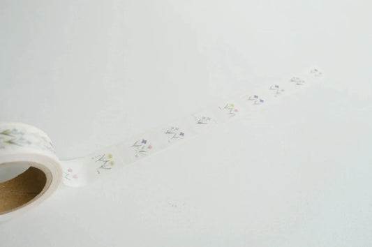 Yohaku Washi Tape - Flower Dew Washi Tape Bande 