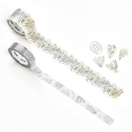 Bande Washi Roll Sticker and Masking Tape - Rosemary Flower Words Washi Tape Bande 