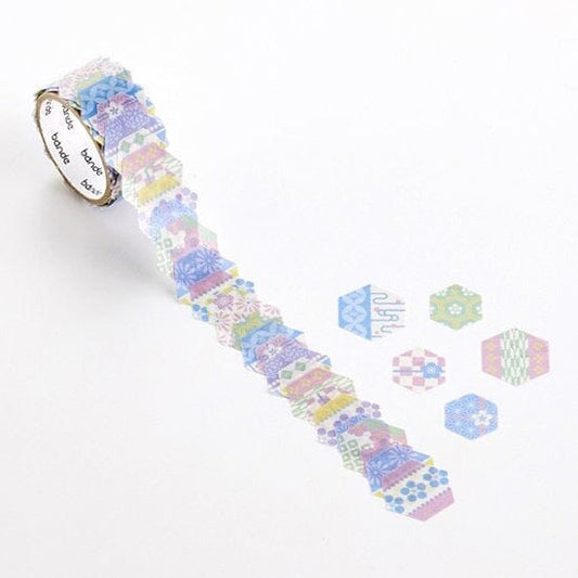 Bande Washi Roll Stickers - Tortoise Shell Pattern Washi Tape Bande 