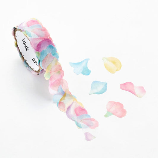 Bande Washi Roll Stickers - Flower Pink Washi Tape Bande 