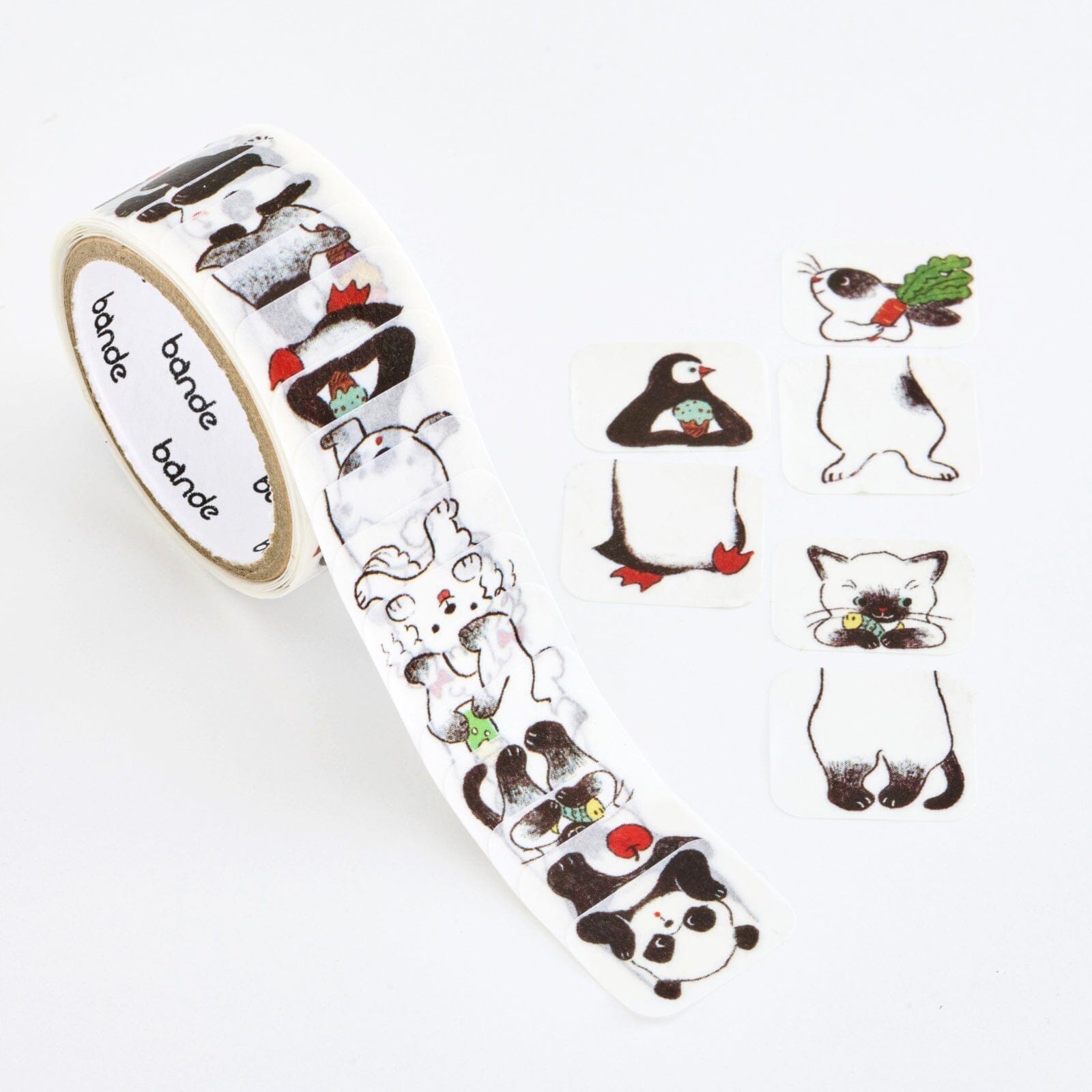 Bande Washi Roll Stickers - Shirokuro Sandwich Washi Tape Bande 