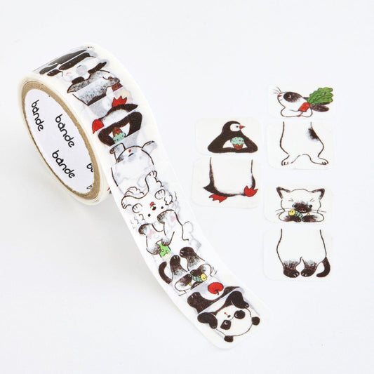 Bande Washi Roll Stickers - Shirokuro Sandwich Washi Tape Bande 