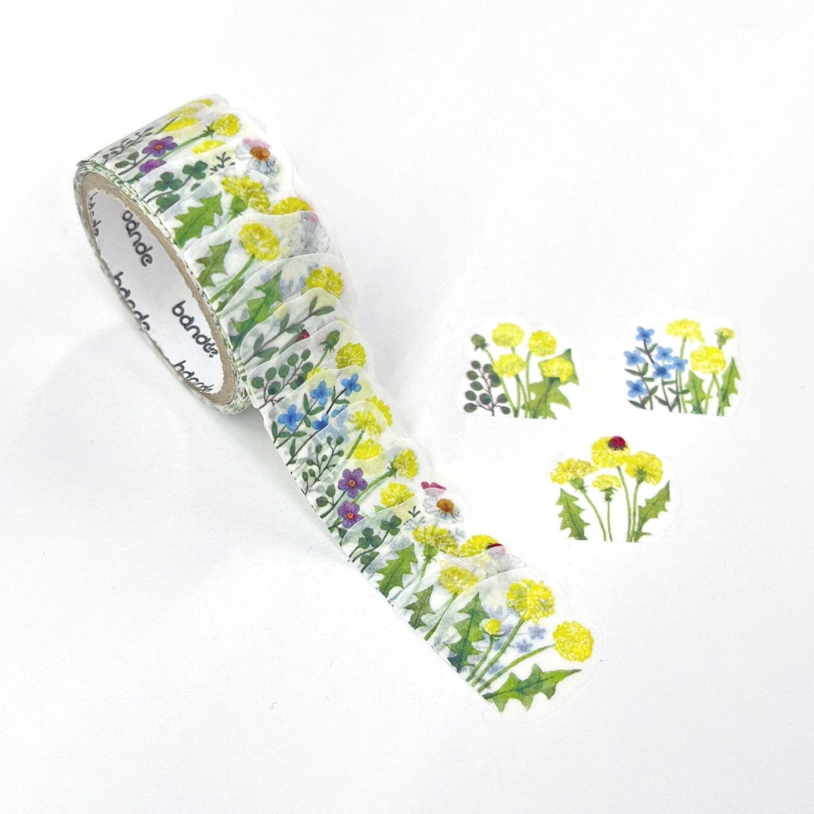 Bande Washi Roll Stickers - Dandelion Field Washi Tape Bande 