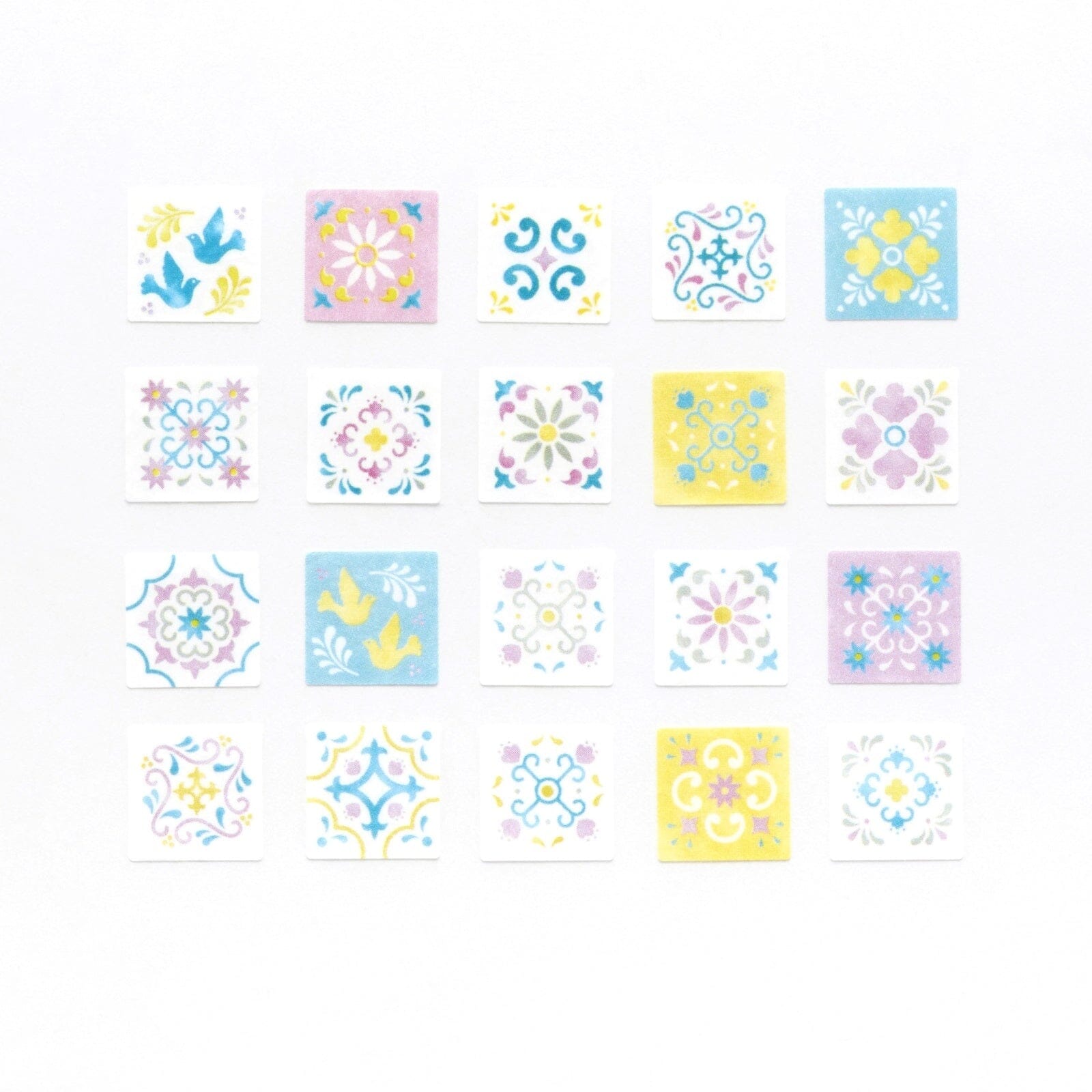 Bande Washi Roll Stickers - Tile Pink Sugar Washi Tape Bande 