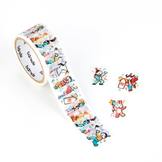 Bande Washi Roll Stickers - Celebration Team Washi Tape Bande 