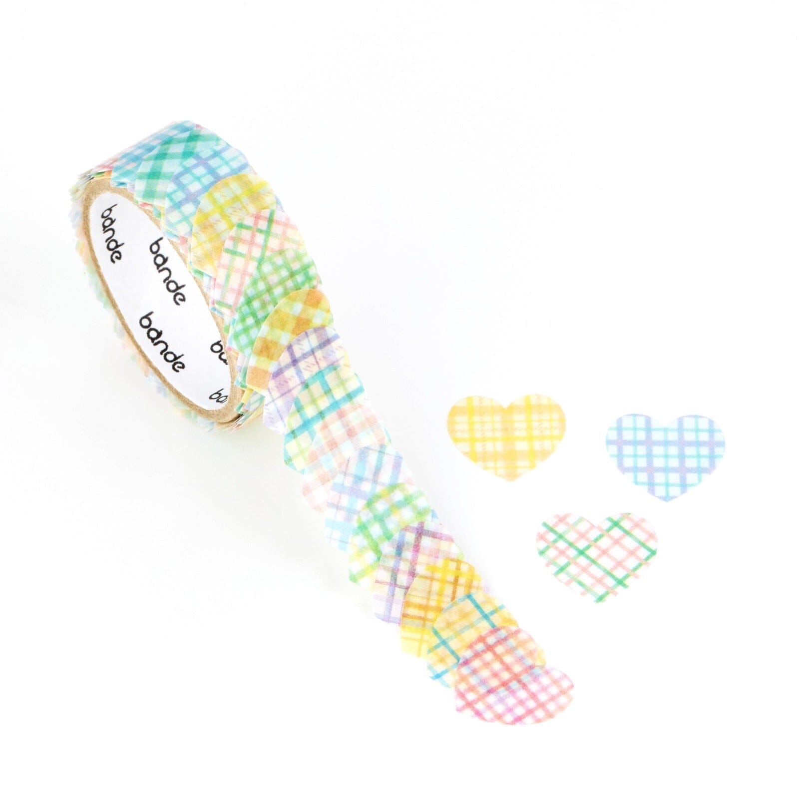 Bande Washi Roll Stickers - Suisai Heart Check Washi Tape Bande 