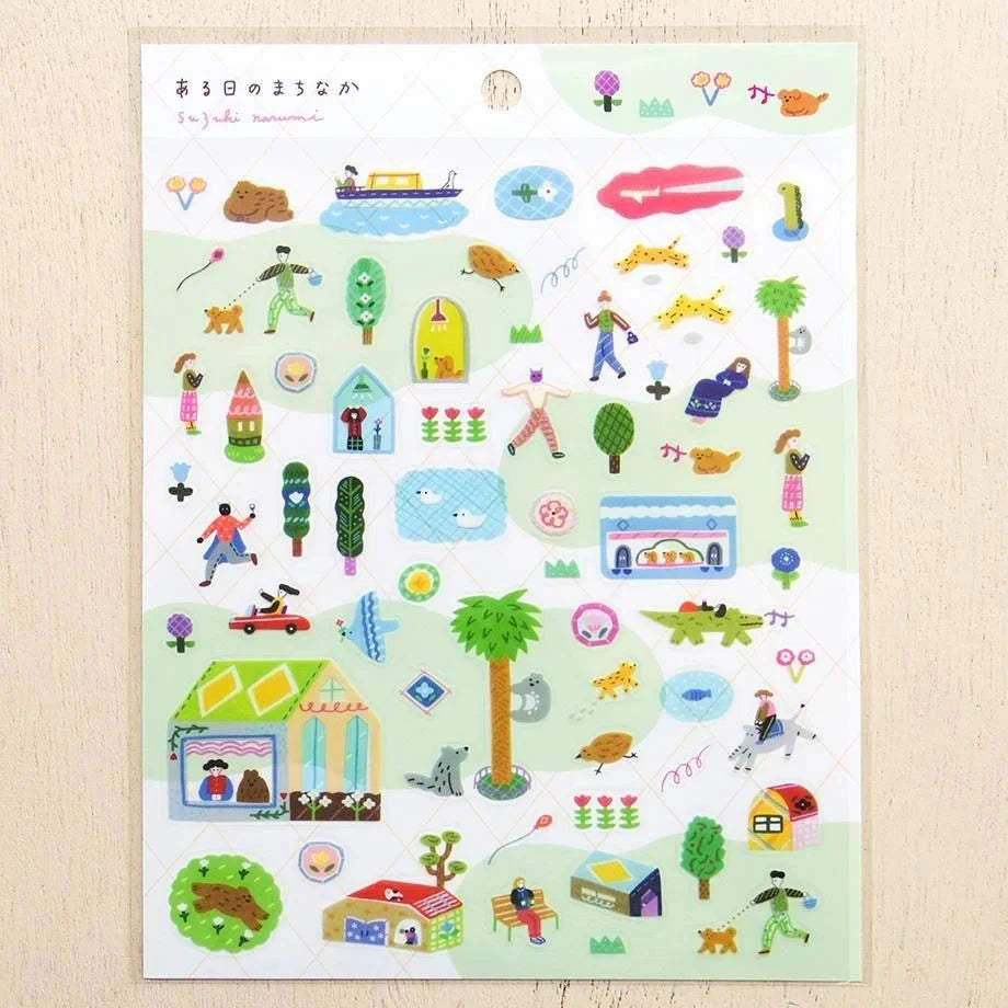 Cozyca Suzuki Narumi Sticker Sheet - One Day in Town Surfaces Cozyca 