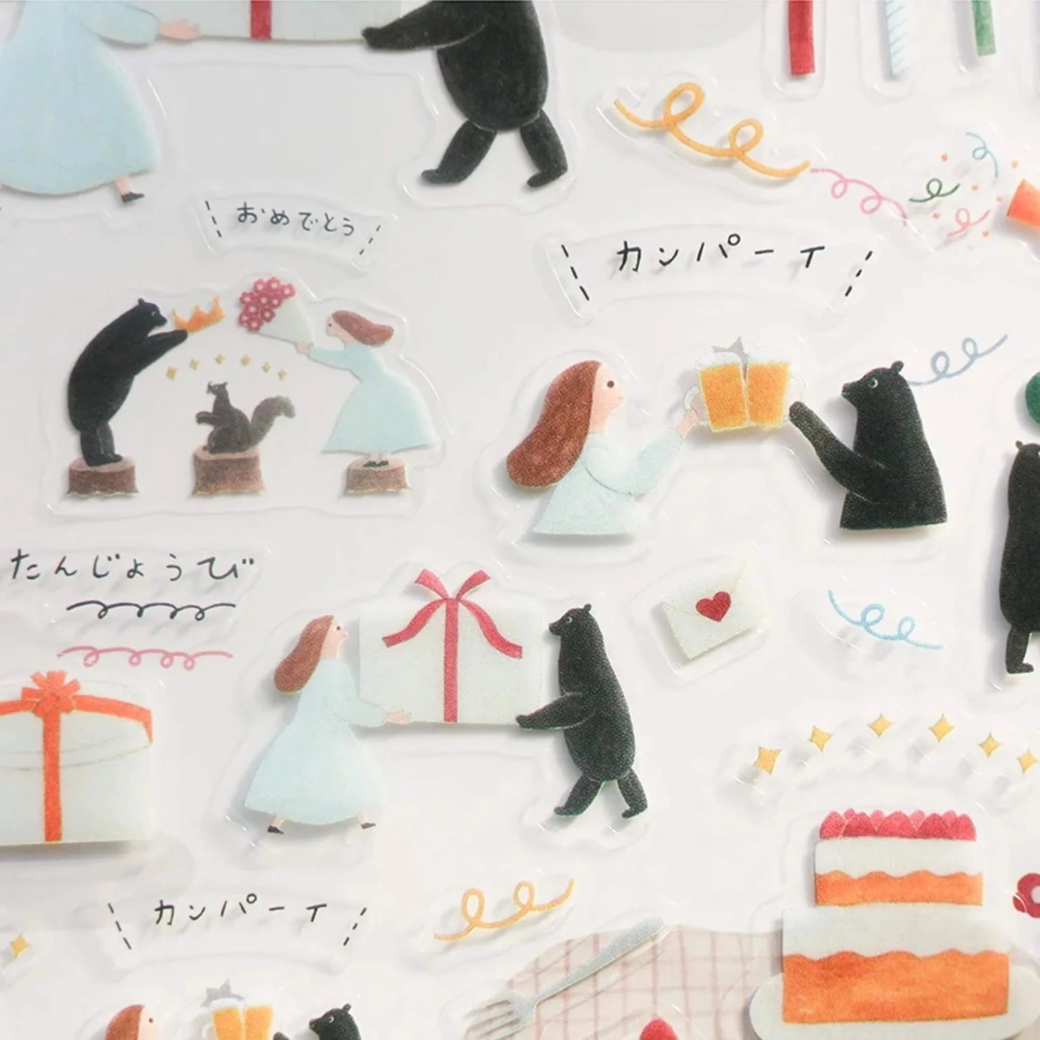 Cozyca Necktie Sticker Sheet - Birthday Surfaces Cozyca 