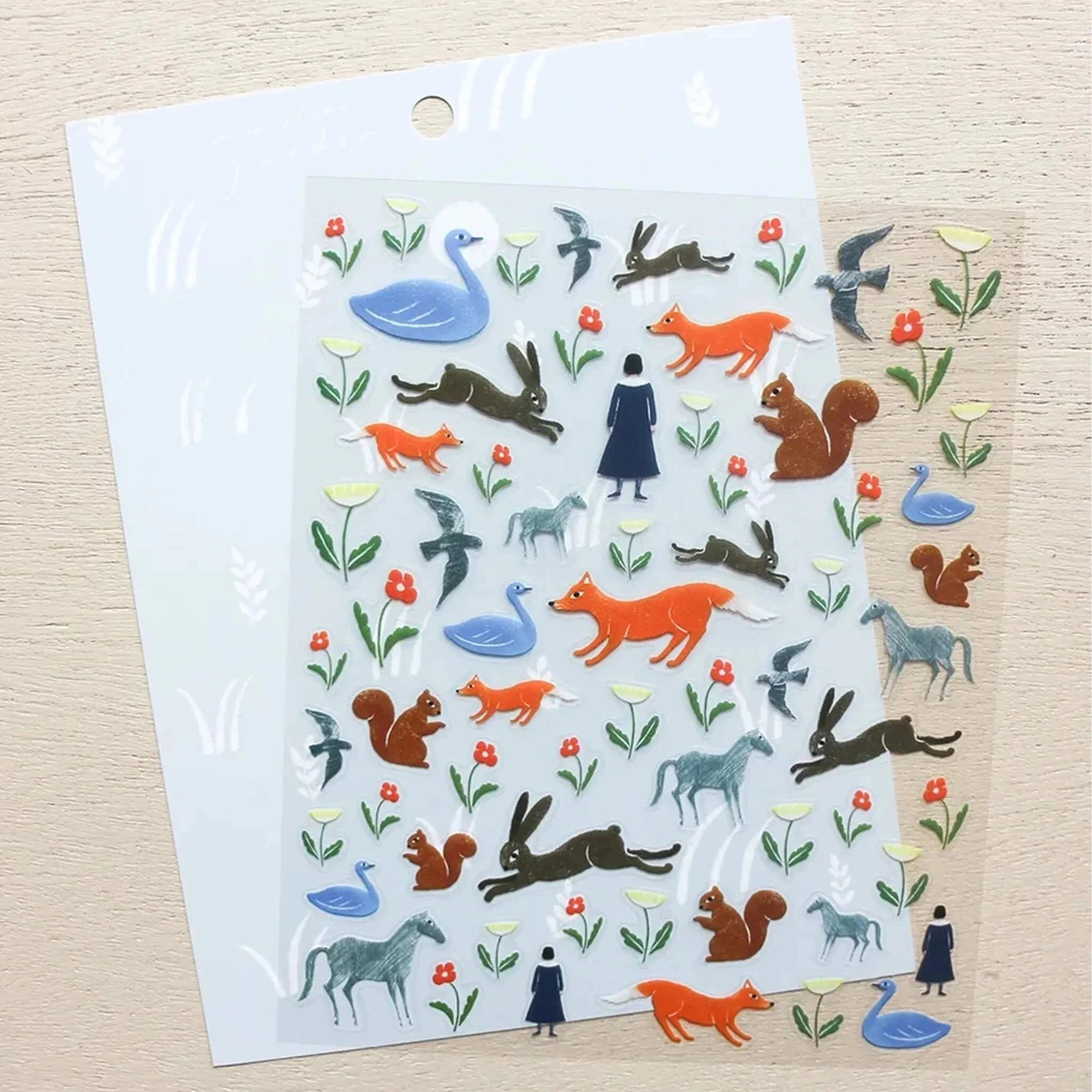 Cozyca Shuku Nishi Sticker Sheet - Garden Surfaces Cozyca 