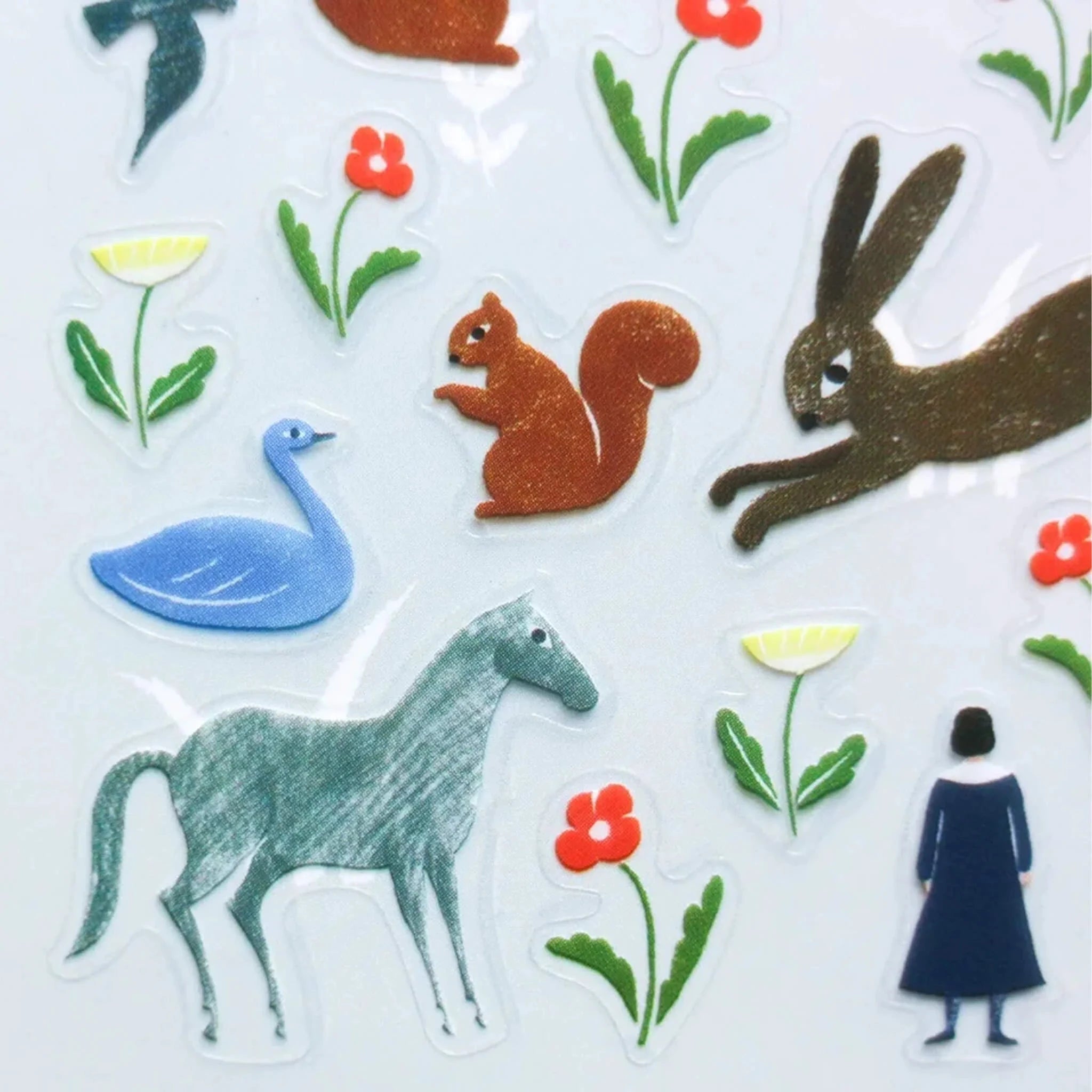 Cozyca Shuku Nishi Sticker Sheet - Garden Surfaces Cozyca 