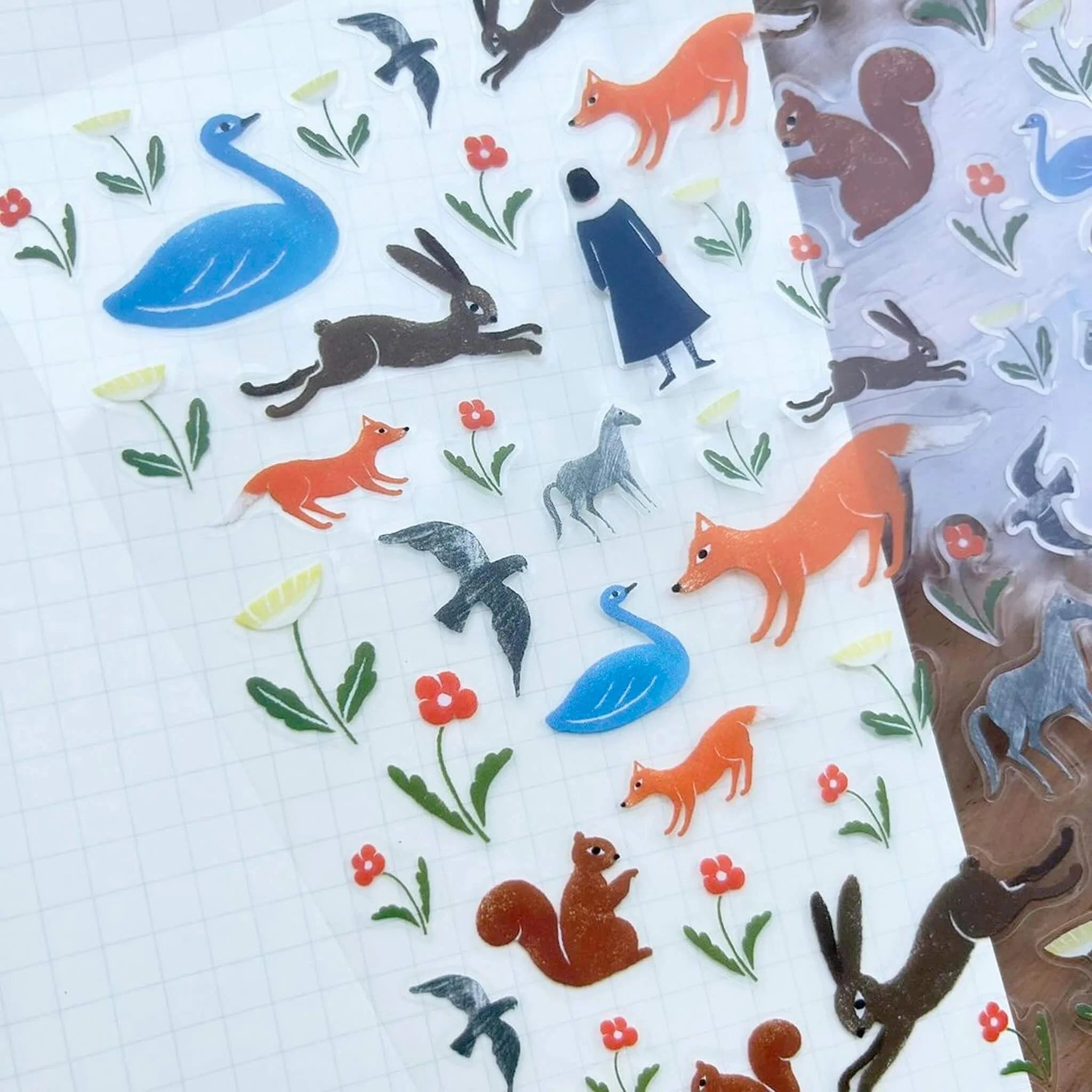 Cozyca Shuku Nishi Sticker Sheet - Garden Surfaces Cozyca 