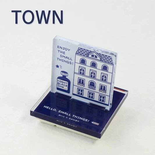 Sanby Eric Small Things Acrylic Stand Stamp - Town Stamps Sanby 