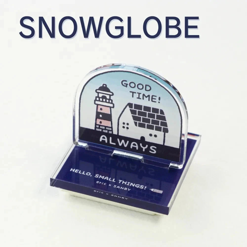 Sanby Eric Small Things Acrylic Stand Stamp - Snowglobe Stamps Sanby 