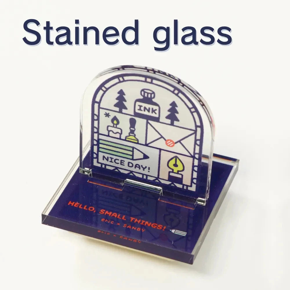 Sanby Eric Small Things Acrylic Stand Stamp - Stained Glass Stamps Sanby 