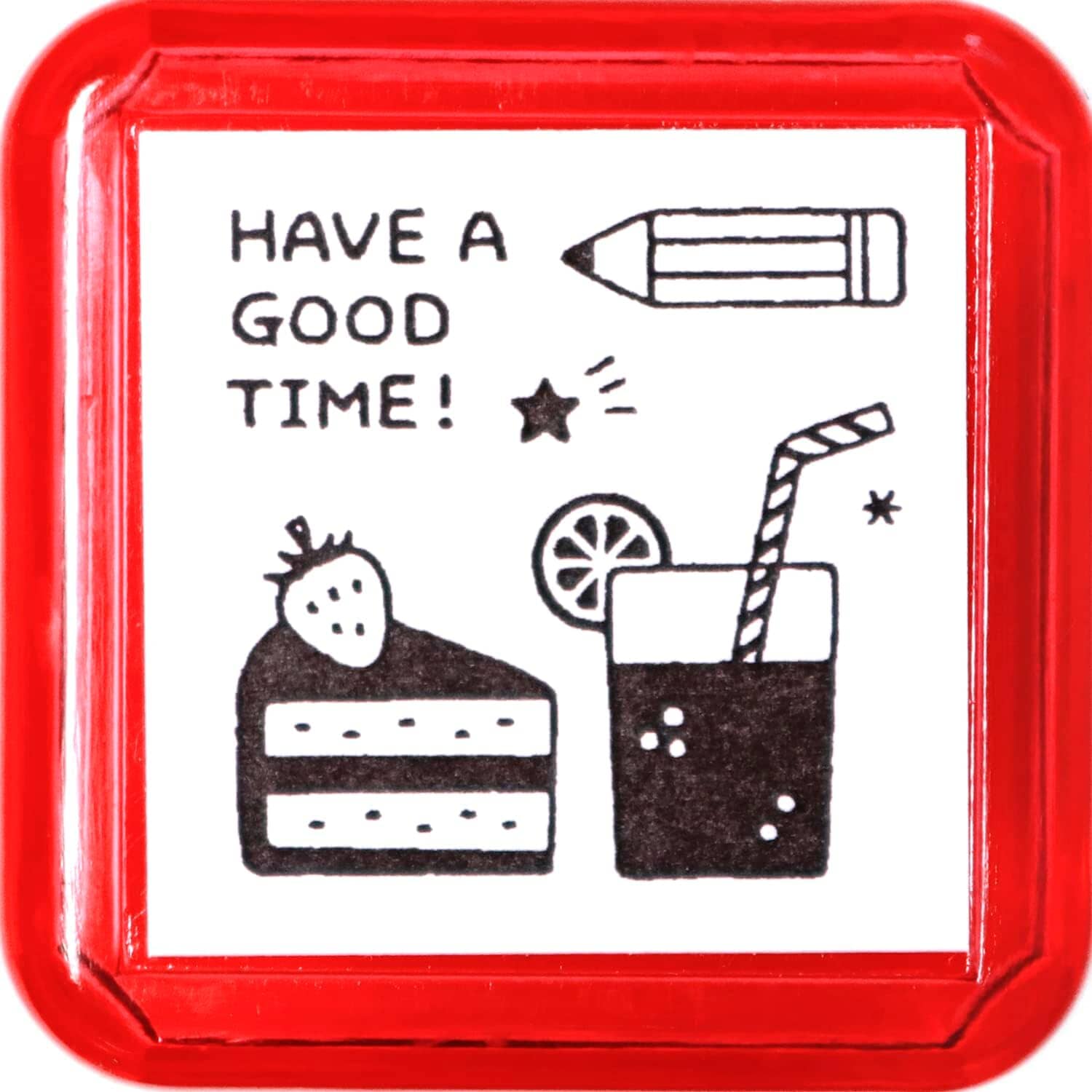 Sanby Eric Small Things Pre-Inked Stamp - Snacks Stamps Sanby 