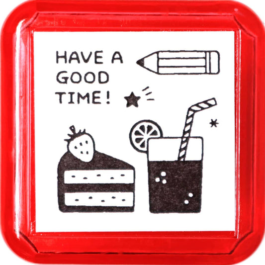 Sanby Eric Small Things Pre-Inked Stamp - Snacks Stamps Sanby 