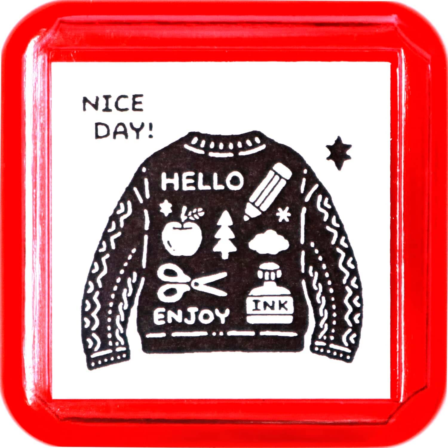 Sanby Eric Small Things Pre-Inked Stamp - Sweater Stamps Sanby 