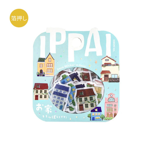 BGM IPPAI Flake Stickers Stickers BGM Lots of Houses 