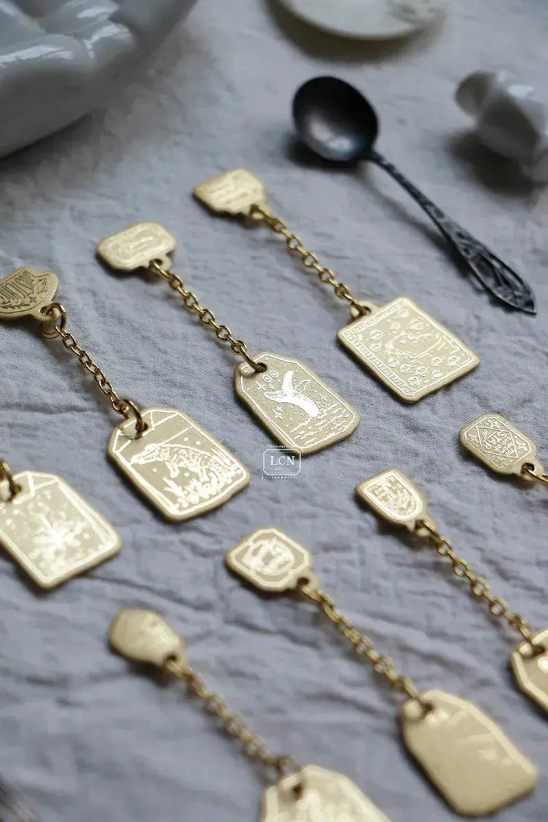 LCN Design Studio Tea Time! Brass Tea Bag Charm Blind Box 2026 Bezels & Charms LCN 