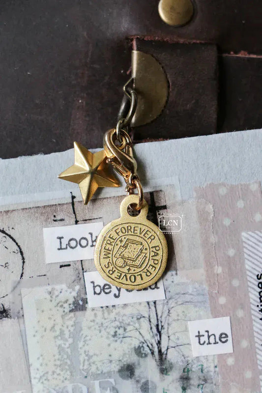 LCN Design Studio Brass Charm - Paper Lover Set LCN 