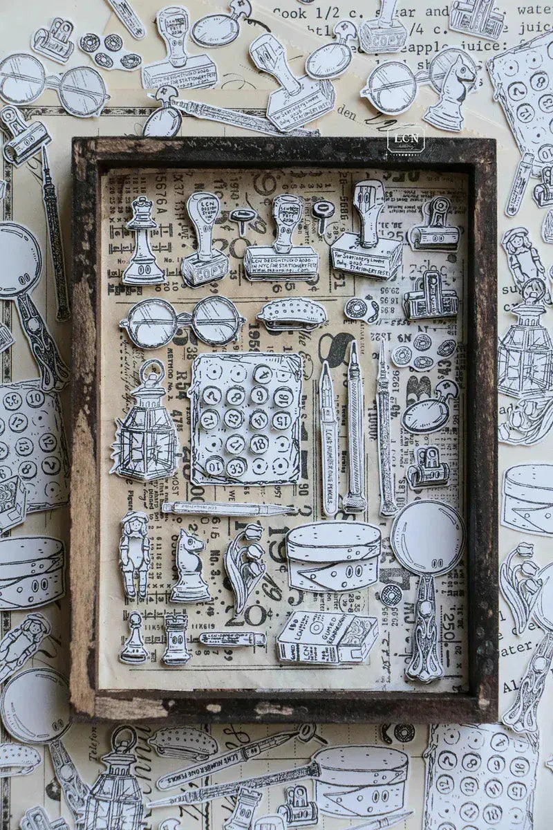 LCN Design Studio Clear Stamp Set - Treasure Hunt Stamps LCN 