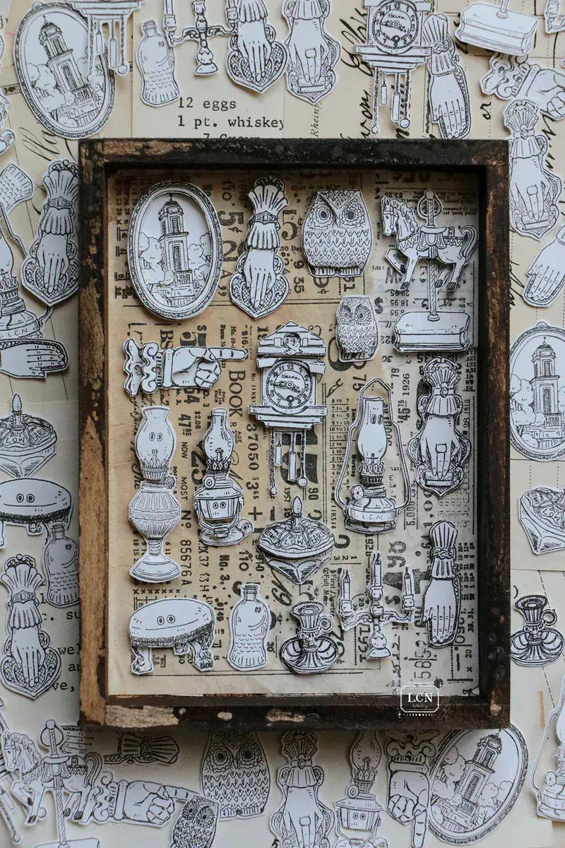 LCN Design Studio Clear Stamp Set - Treasure Hunt Stamps LCN 