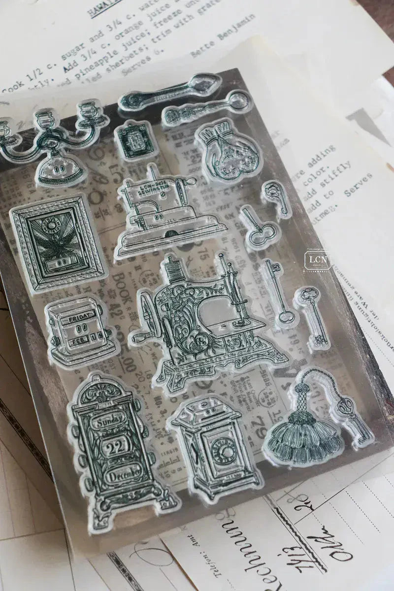 LCN Design Studio Clear Stamp Set - Treasure Hunt Stamps LCN 