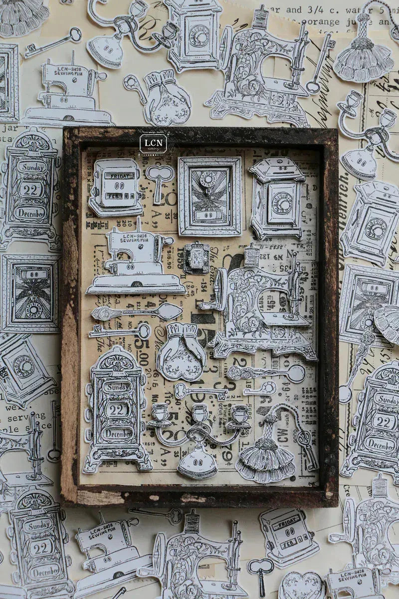 LCN Design Studio Clear Stamp Set - Treasure Hunt Stamps LCN 