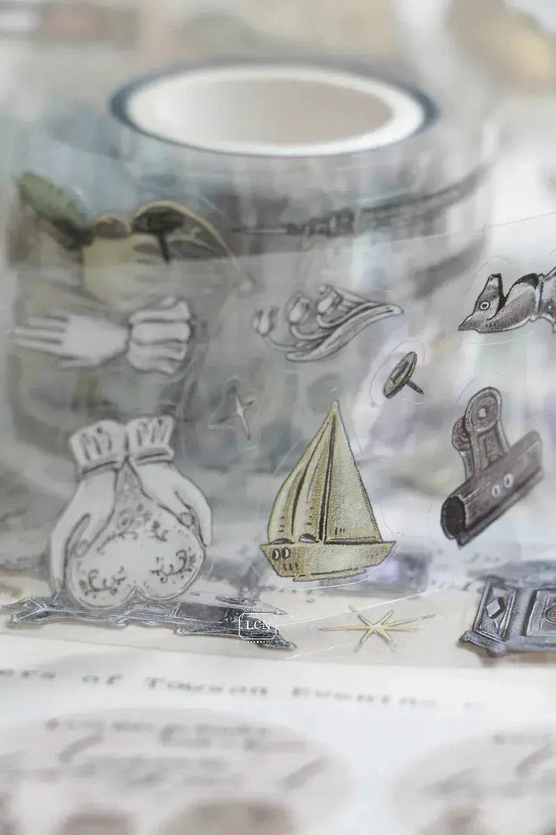 LCN Design Studio Star Kiss Cut Tape - Treasure Hunting Vol 1 Stickers LCN 