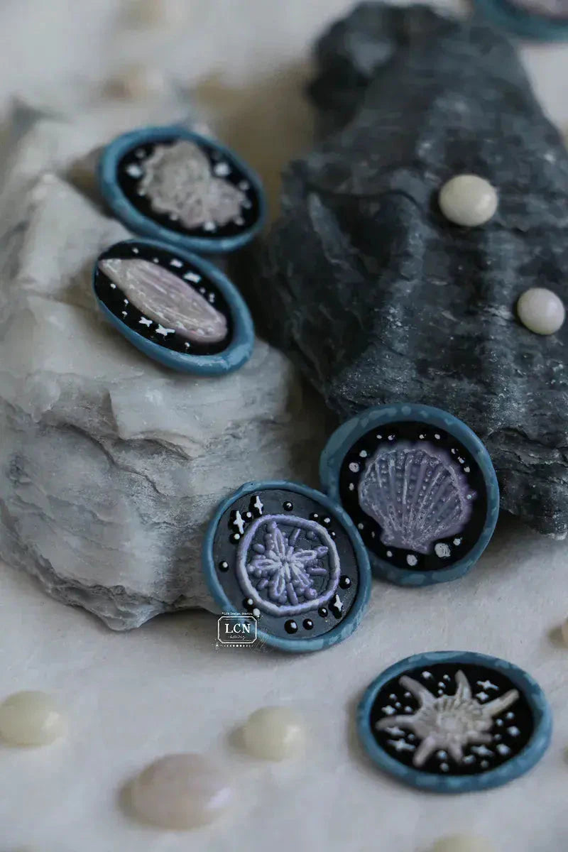 LCN Design Studio Mini Double-Sided Wax Seal Stamp Set Bezels & Charms LCN 