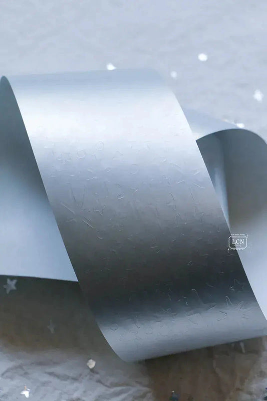 LCN Design Studio Star Kiss Cut Tape - Silver Matte Stickers LCN 