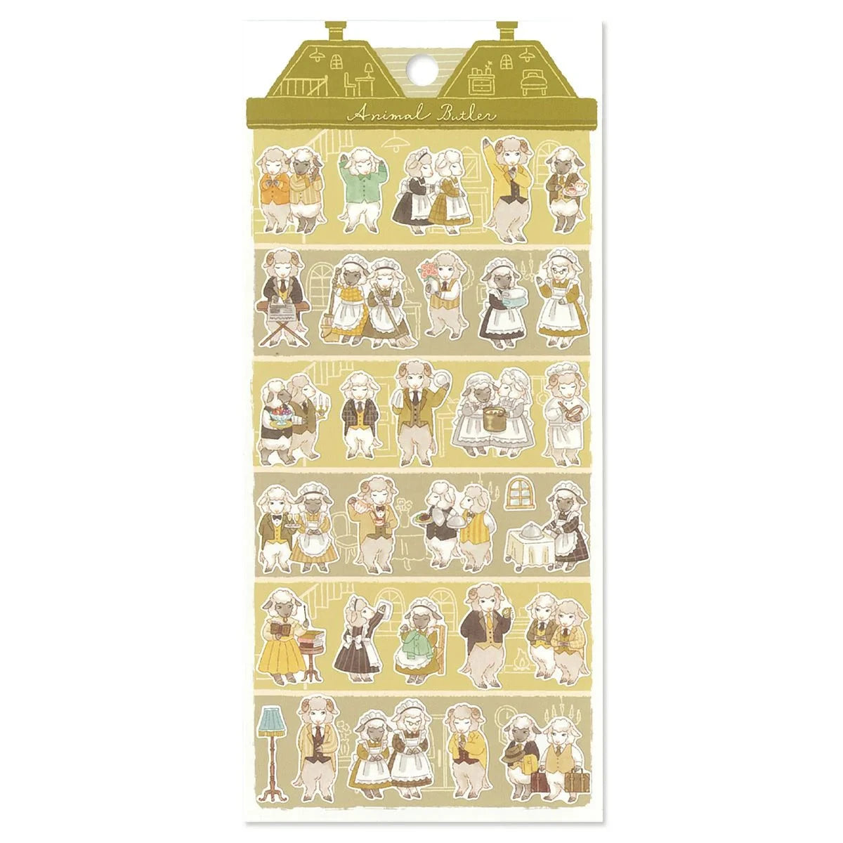 Mind Wave Animal Butler Sticker Sheet Surfaces Mind Wave Sheep 