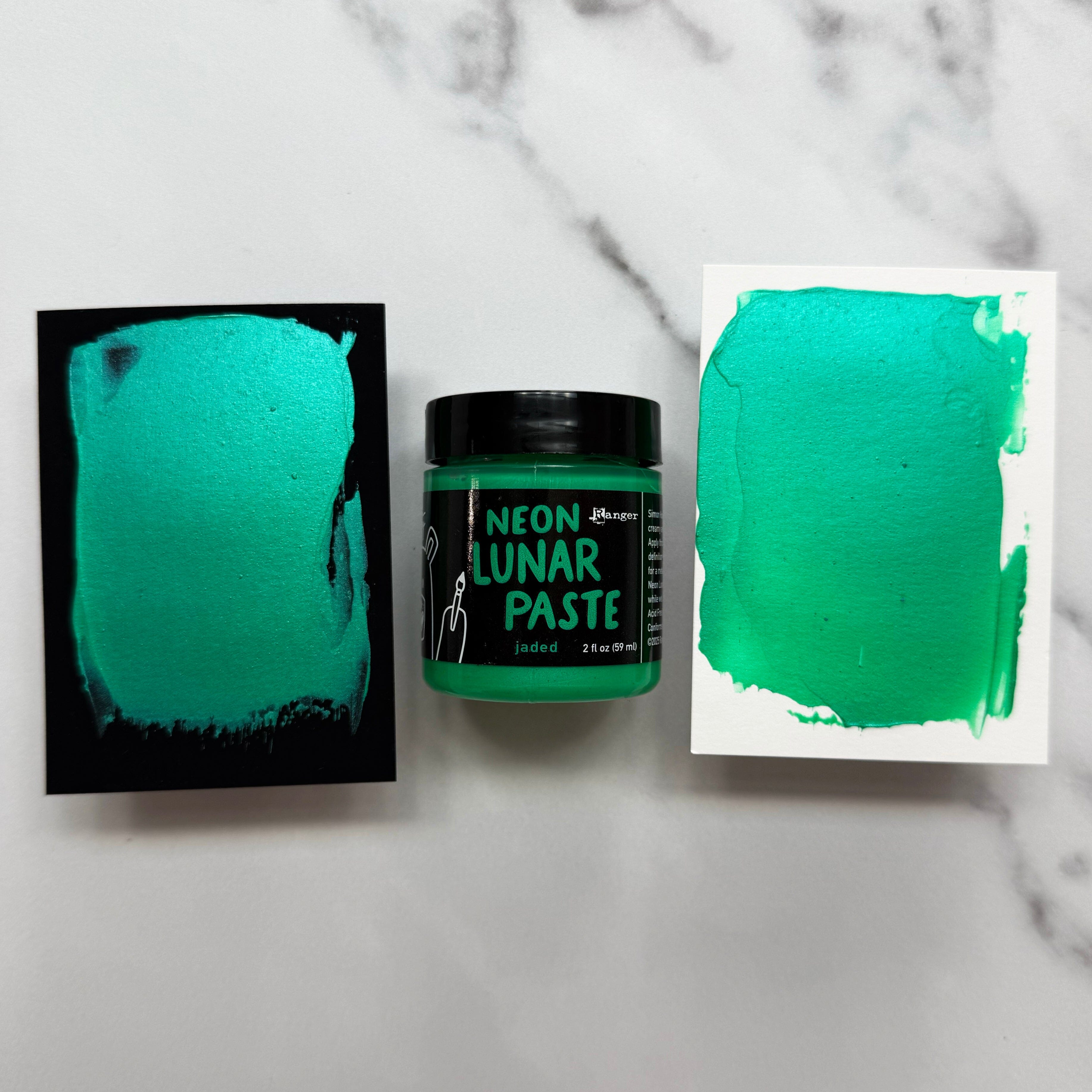 Simon Hurley create. Neon Lunar Paste Jaded, 2oz Adhesives & Mediums Simon Hurley 