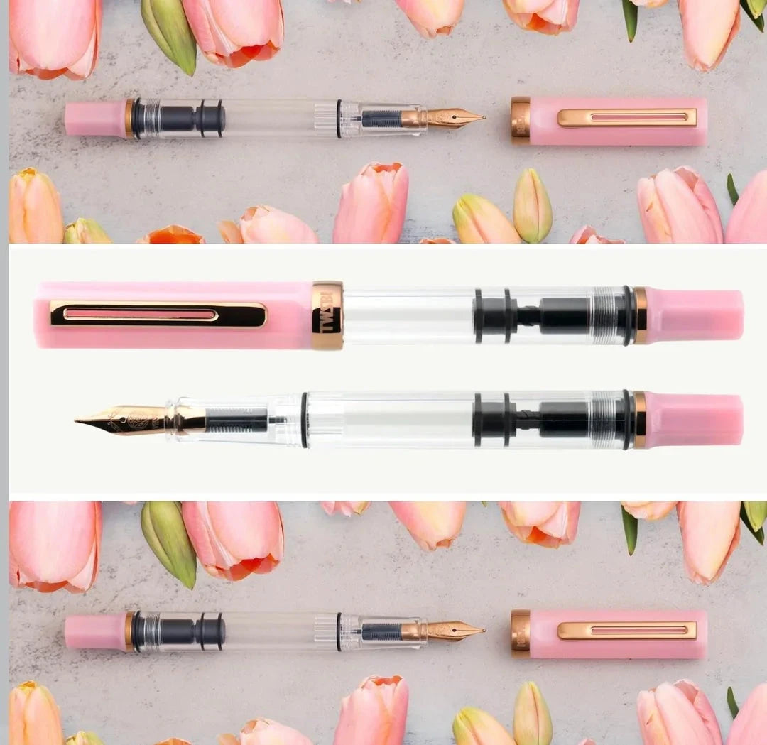 Twsbi Eco Fountain Pen Limited Edition - Pink Lemonade with Bronze Writing & Coloring Twsbi 