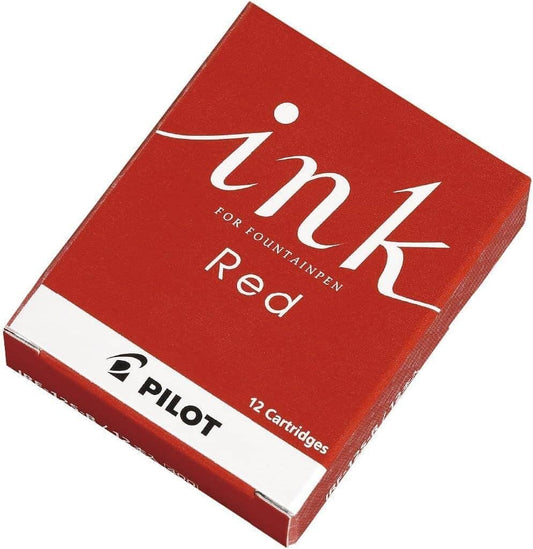 Pilot Fountain Pen Ink Cartridges Tools & Accessories Pilot Red 
