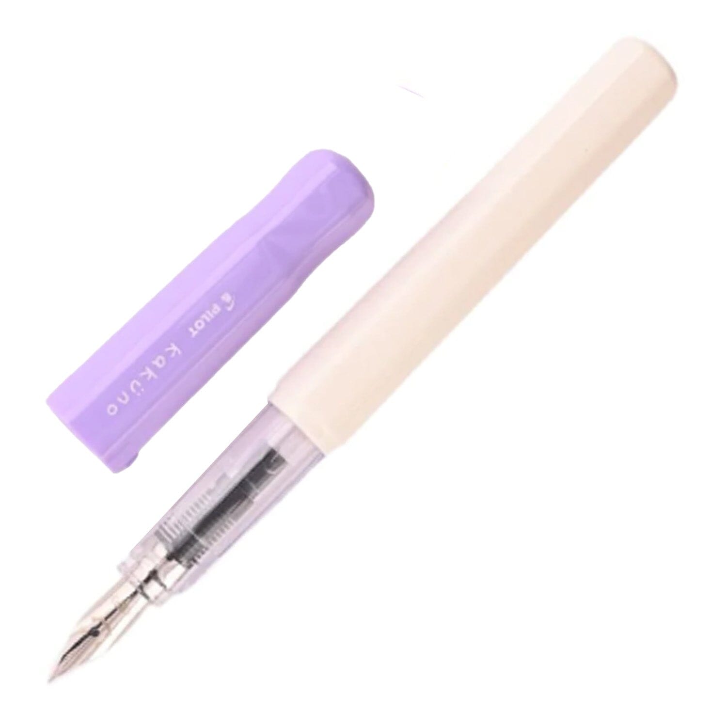 Pilot Kakuno Fountain Pen - Soft Violet Extra Fine Writing & Coloring Pilot 