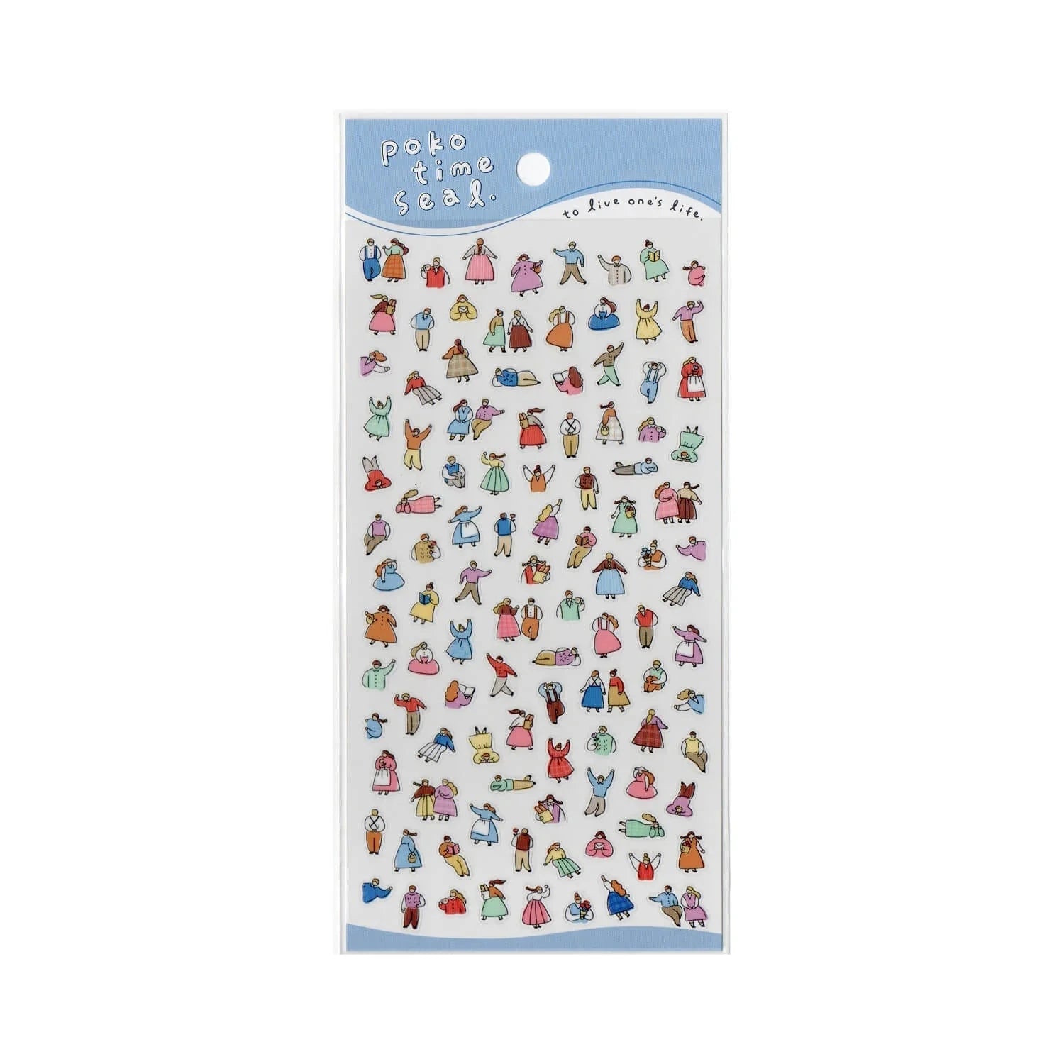 Mind Wave Poko Time Seal Sticker Sheet Surfaces Mind Wave People 