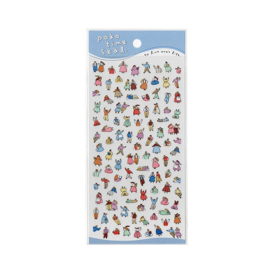 Mind Wave Poko Time Seal Sticker Sheet Surfaces Mind Wave People 