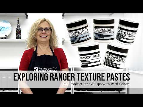 Ranger Metallic White Texture Paste