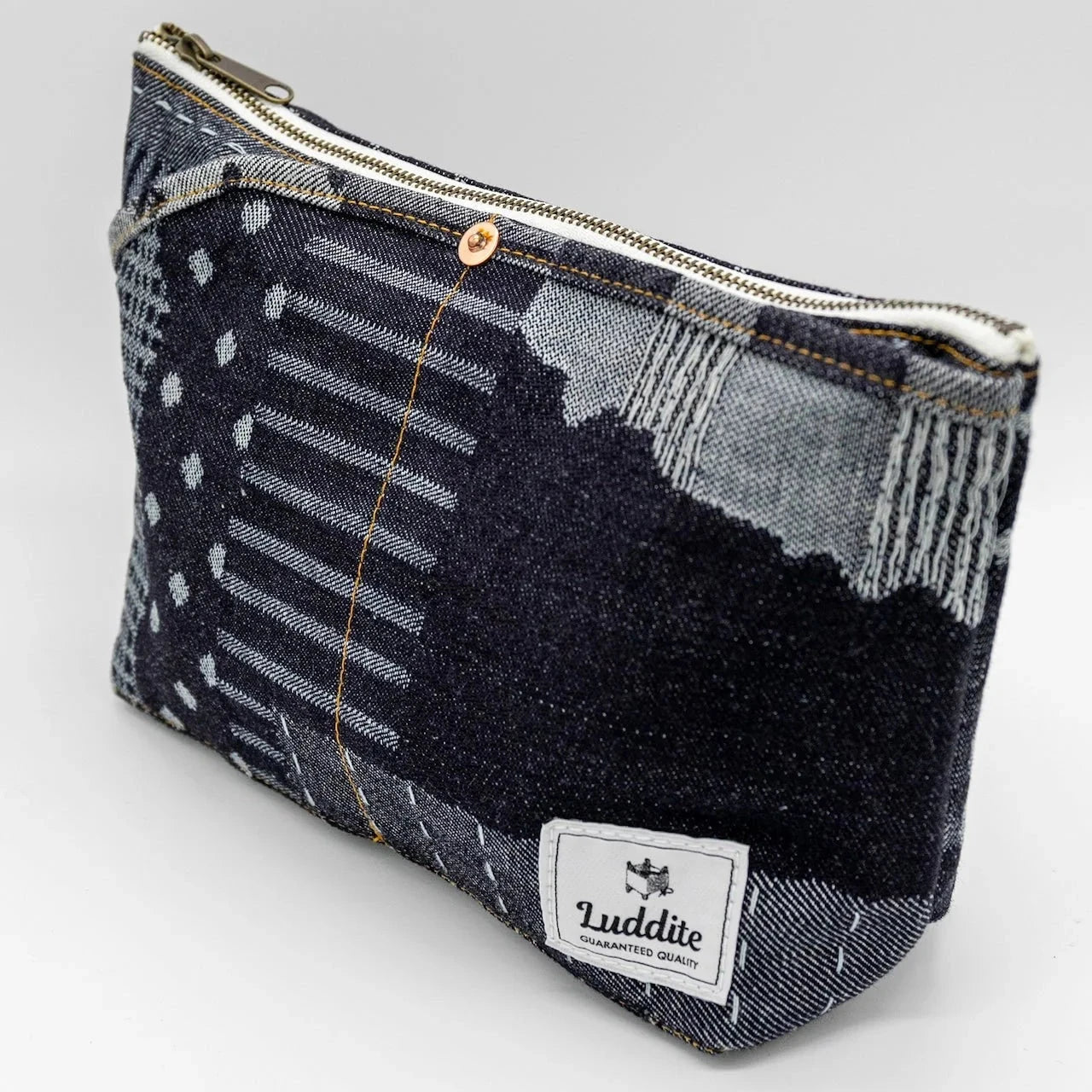Luddite Denim Boat Pouch Small Tools & Accessories Luddite Random Patchwork 