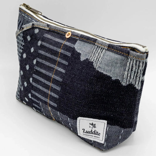 Luddite Denim Boat Pouch Small Tools & Accessories Luddite Random Patchwork 