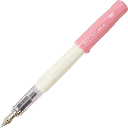 Pilot Kakuno Fountain Pen - Soft Pink Fine Writing & Coloring Pilot 