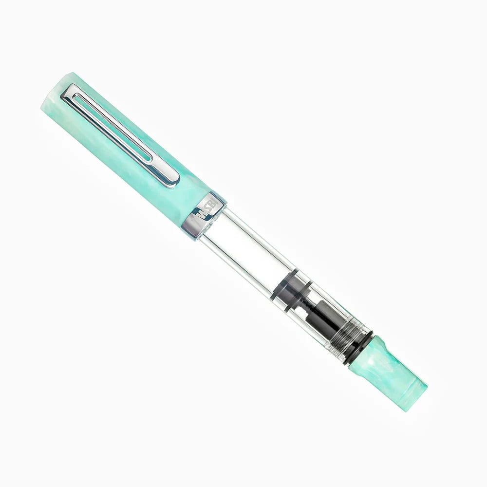 Twsbi Eco Fountain Pen - Amazonite 1.1 Stub Writing & Coloring Twsbi 