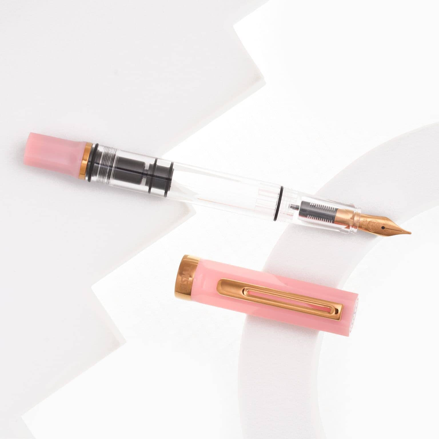 Twsbi Eco Fountain Pen Limited Edition - Pink Lemonade with Bronze Writing & Coloring Twsbi 