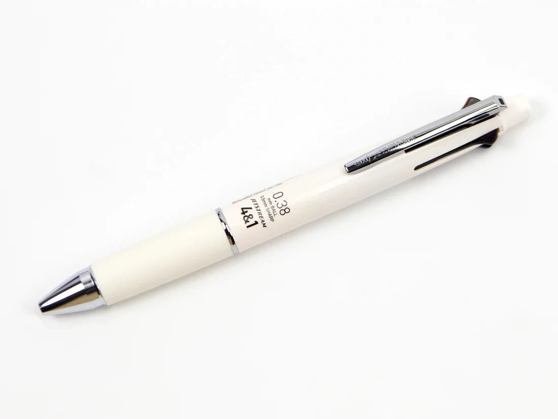 Uni-ball JetStream 4&1 Ballpoint Pen Ivory Writing & Coloring UniBall 0.38mm 