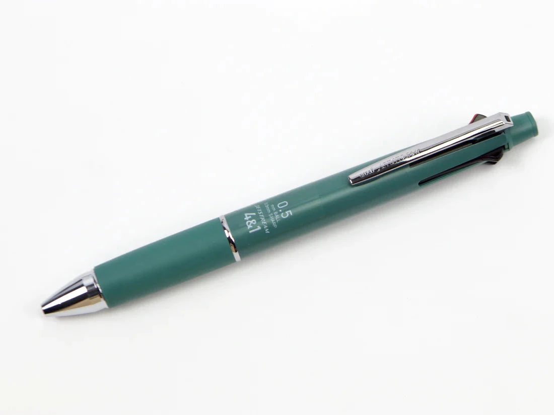 Uni-ball JetStream 4&1 Ballpoint Pen Cobalt Green Writing & Coloring UniBall 0.5mm 