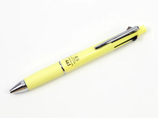 Uni-ball JetStream 4&1 Ballpoint Pen 0.5mm Cream Yellow Writing & Coloring UniBall 