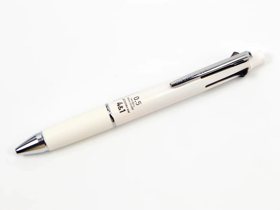 Uni-ball JetStream 4&1 Ballpoint Pen Ivory Writing & Coloring UniBall 0.5mm 